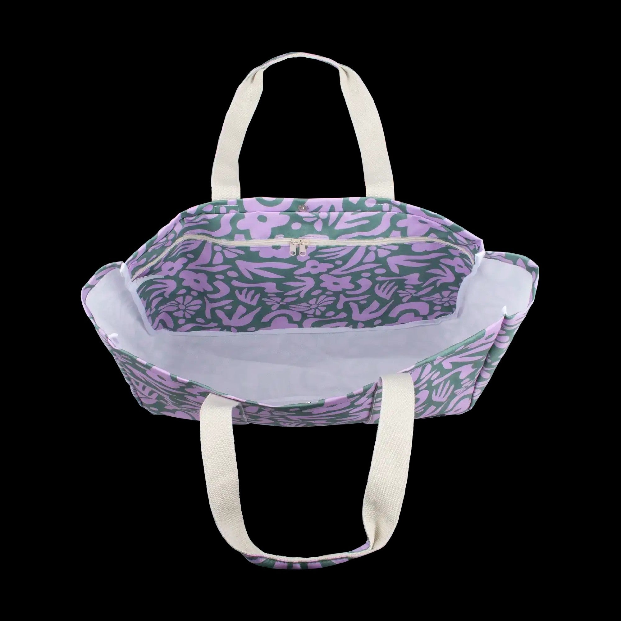 Kollab Carryalll Cargo Bag Lavender Bloom W/ Free Glasses Case