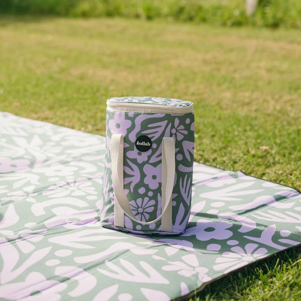 Kollab Wine Cooler Bag Lavender Bloom