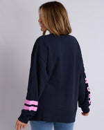 Load image into Gallery viewer, Foxwood Origin Crew Navy &amp; Pink [sz:8]
