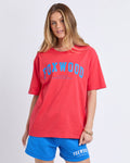 Foxwood Interval Tee Red/blue [sz:8]