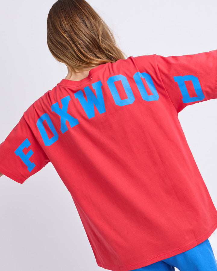 Foxwood Interval Tee Red/blue [sz:8]