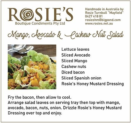 Rosie's Honey Mustard Dressing [sz:250ml]