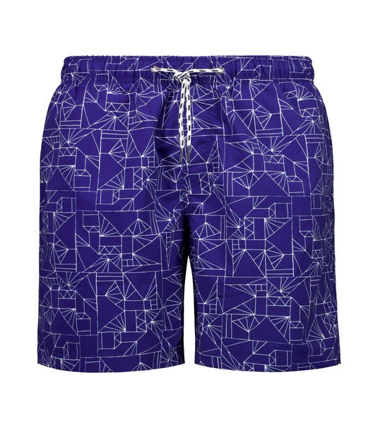 Shore Club Mens Swim Short Capri Geo [sz:s]