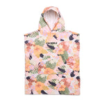 Load image into Gallery viewer, Crywolf Hooded Towel Tropical Floral
