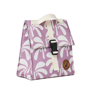 Crywolf Insulated Lunch Bag Lilac Palms