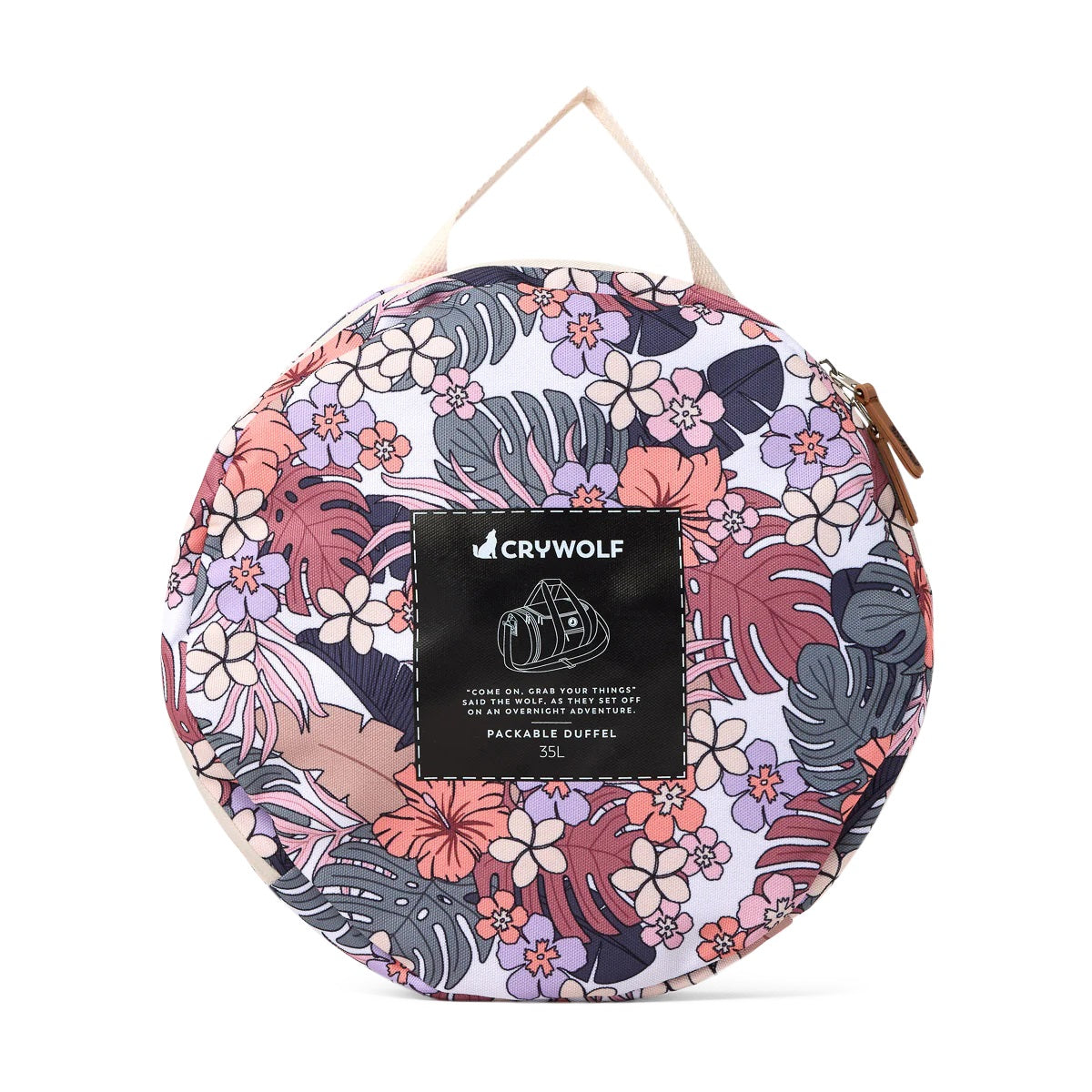 Crywolf Packable Duffel Tropical Floral