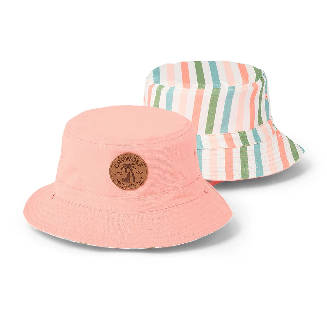 Crywolf Reversible Bucket Hat Summer Stripe [sz:s]