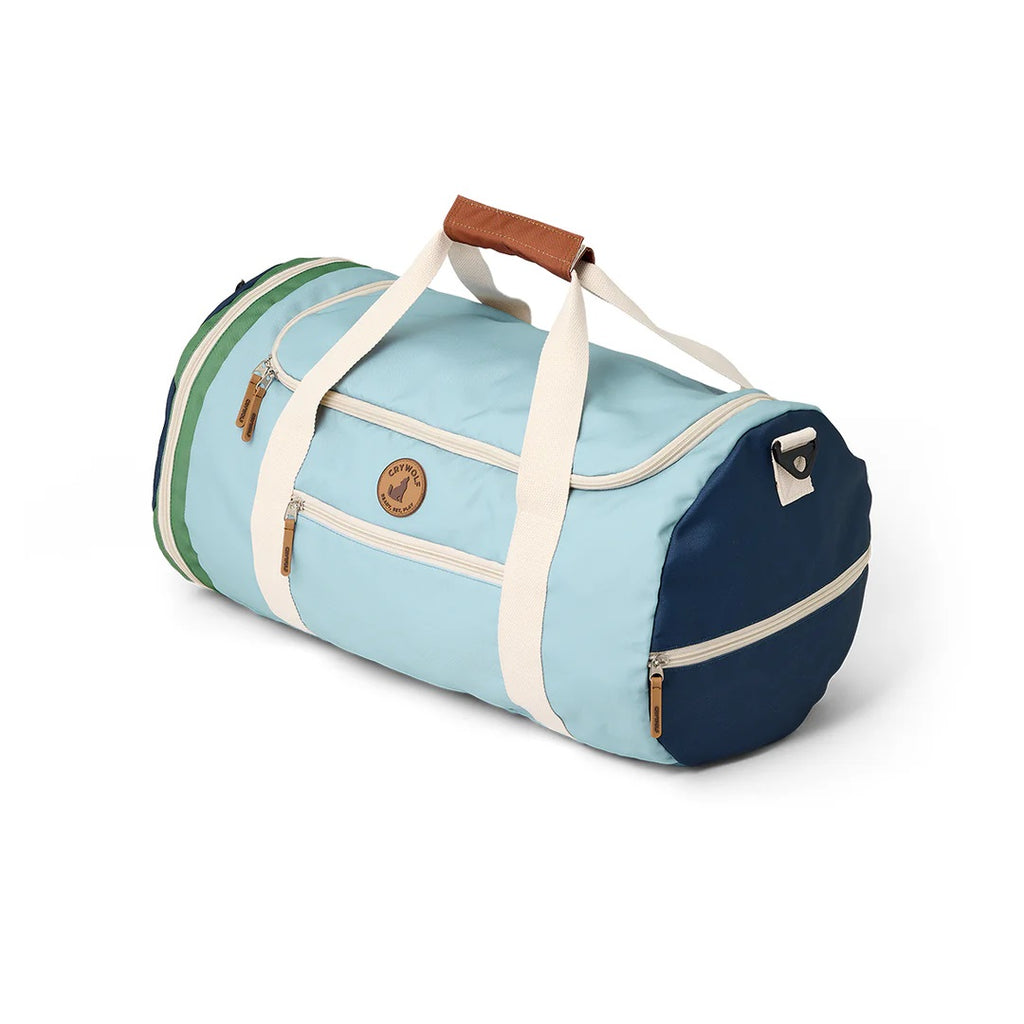 Crywolf Packable Duffel Bag Ocean Colour Block