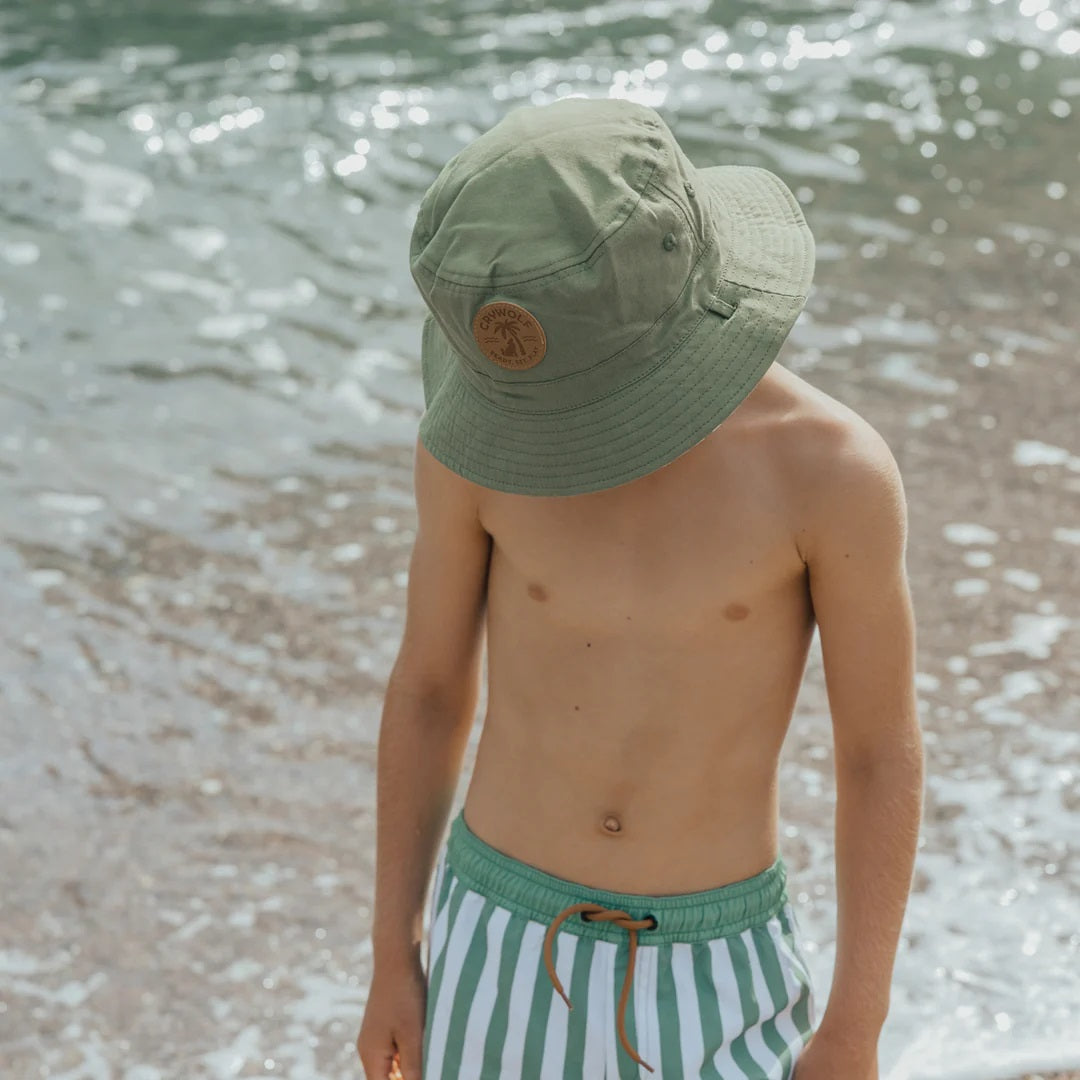 Crywolf Reversible Bucket Hat Coastal Stripe [sz:s]