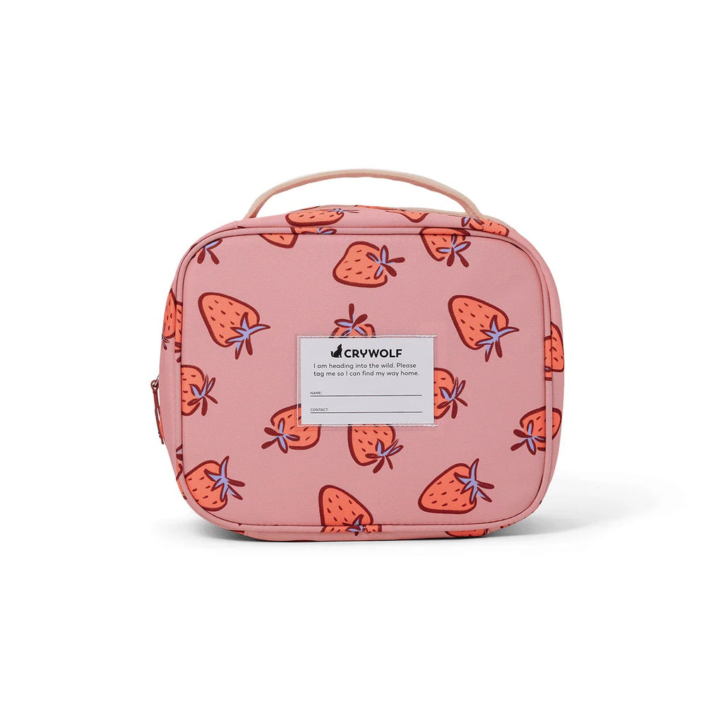 Crywolf Everyday Lunch Bag Strawberry Splash