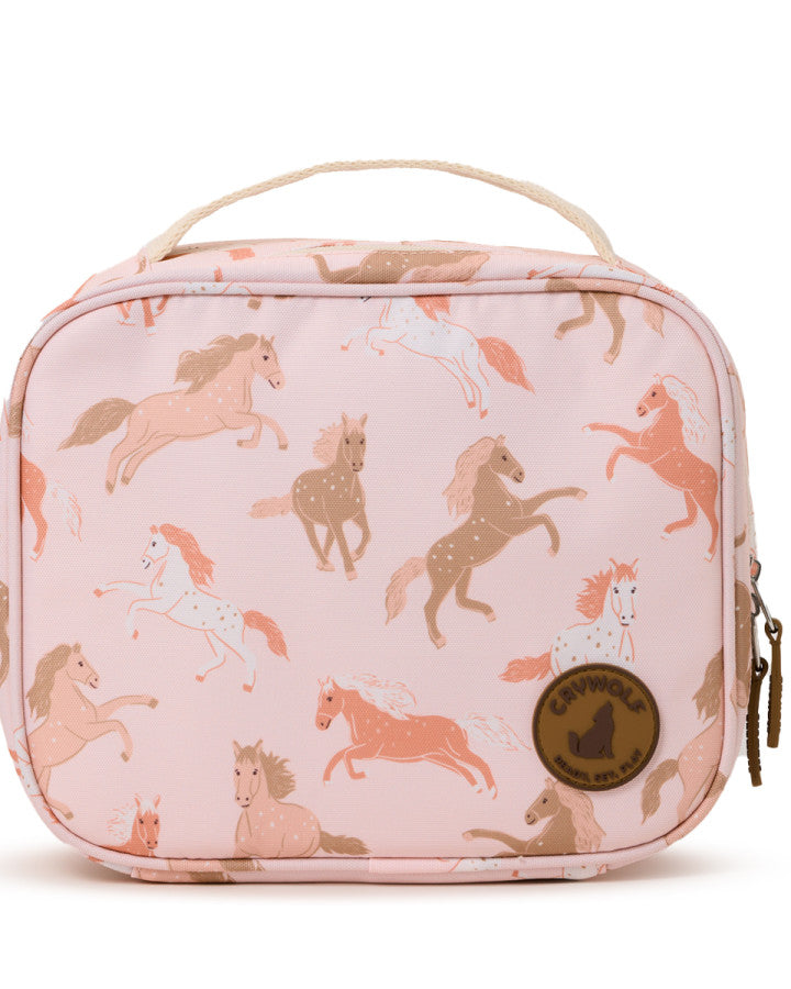 Crywolf Everyday Lunch Bag Blush Ponies