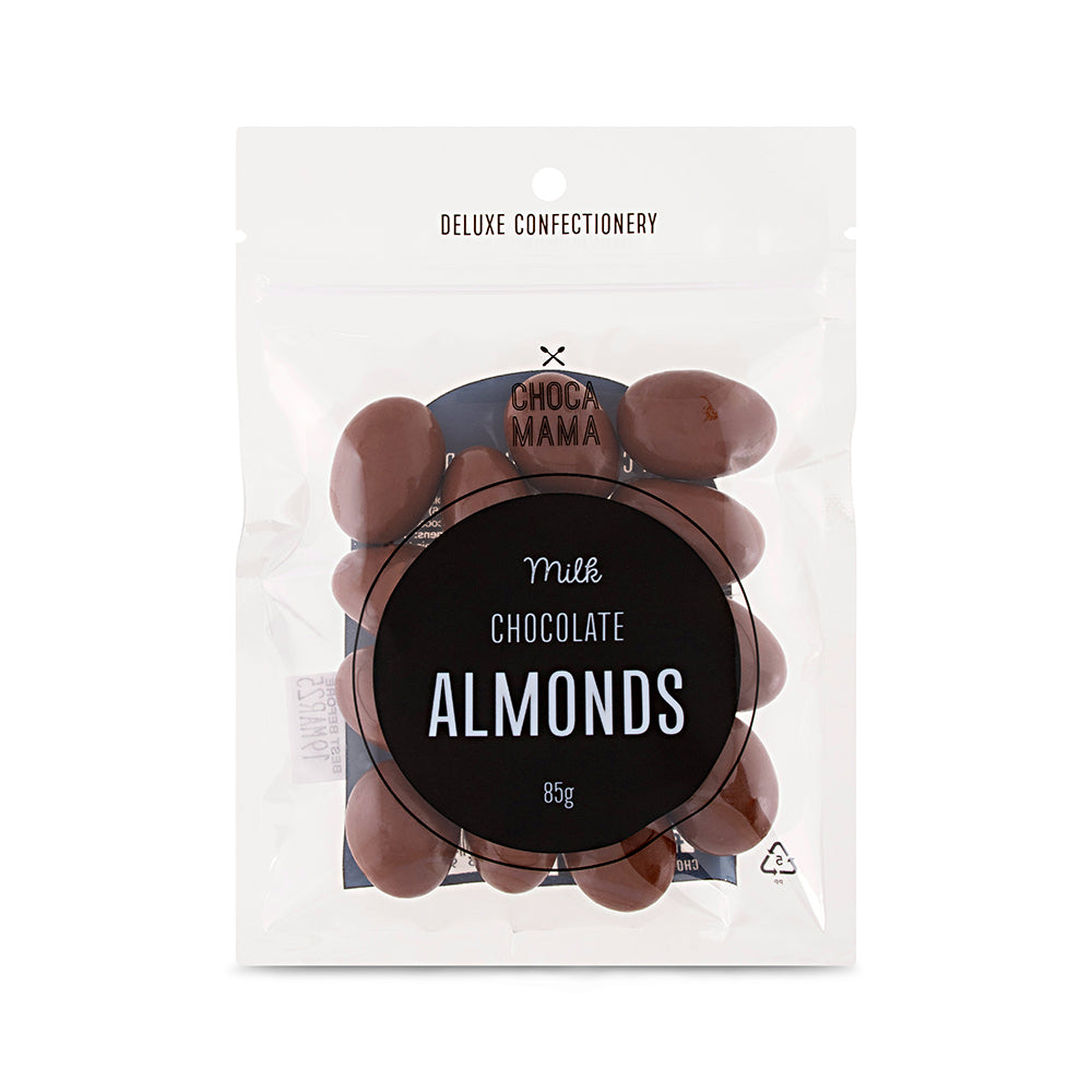 Chocamama Milk Chocolate Almonds 85g