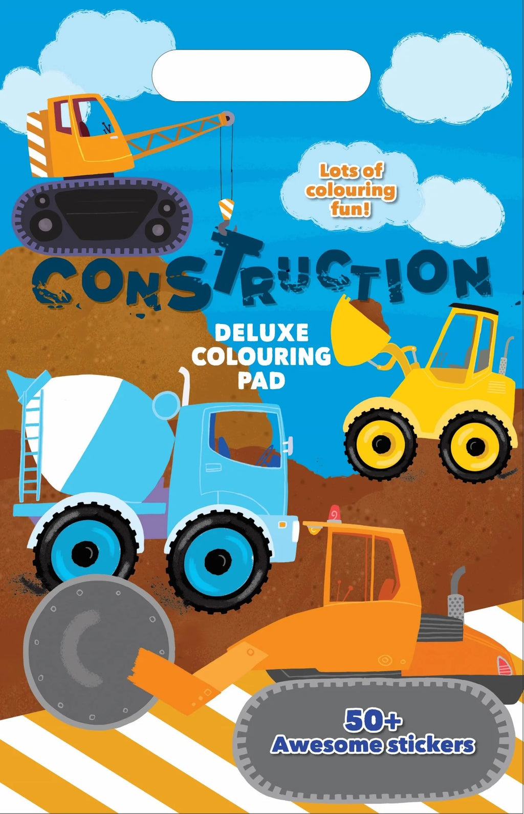 Deluxe Colouring Pad - Construction