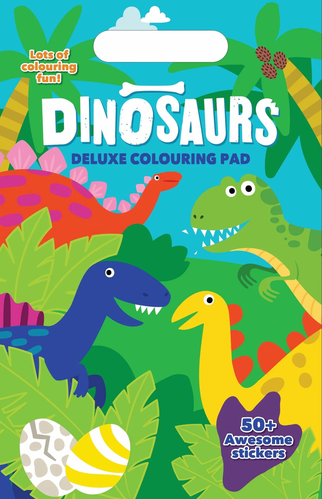 Deluxe Colouring Pad - Dinosaur