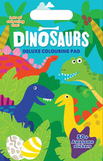 Load image into Gallery viewer, Deluxe Colouring Pad - Dinosaur
