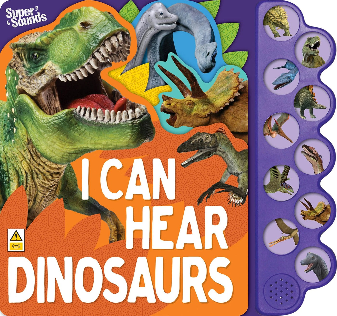10-button Sound Book - I Can Hear Dinosaurs Vol 2