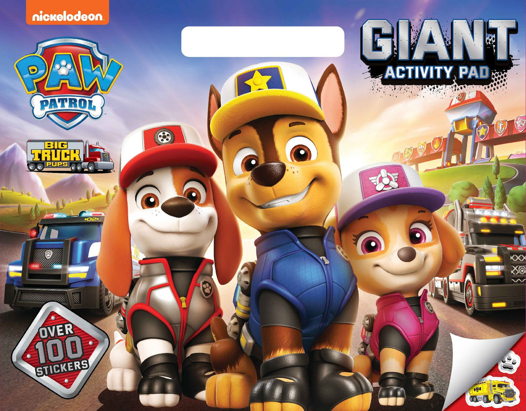 Paw Patrol - Giant Activity Pad - Big Truck Pups