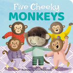 Load image into Gallery viewer, Finger Puppet Book - Five Cheeky Monkeys
