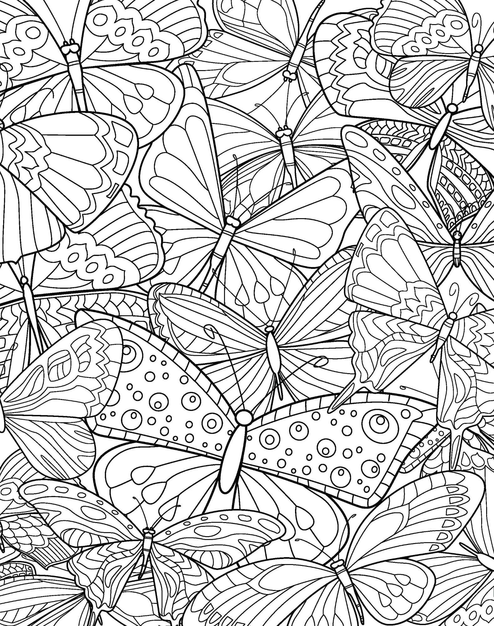 Mindful Poster Art - Beautiful Butterflies
