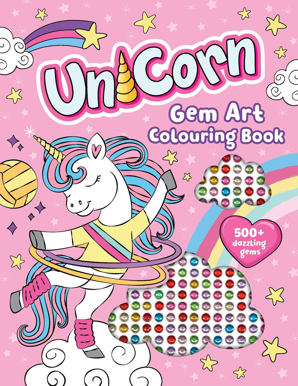 Gem Art Colouring Book - Unicorns