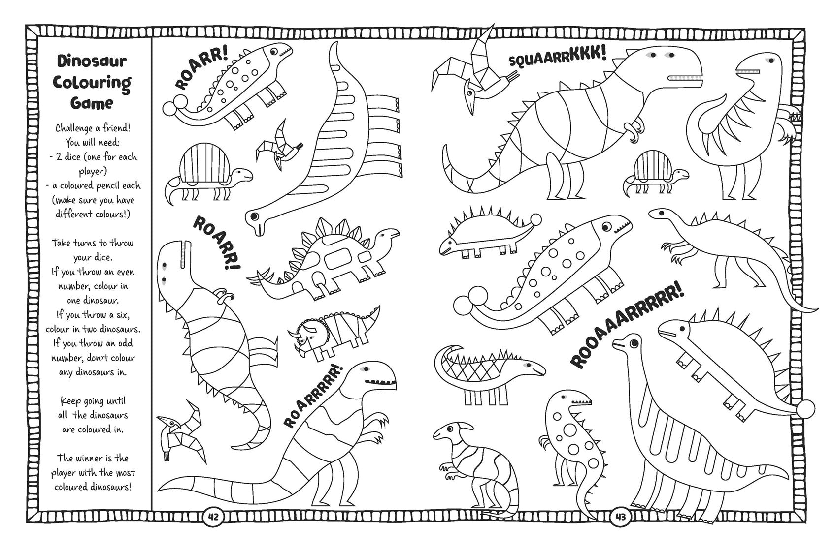 Lots Of Things To Do And Colour - Dinosaurs, Things That Go And Fun Adventures