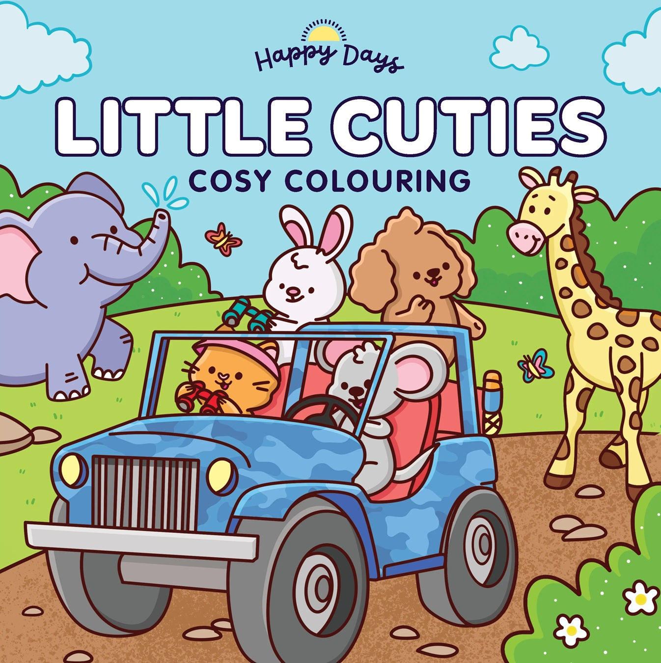 Happy Days - Little Cuties Cosy Colouring