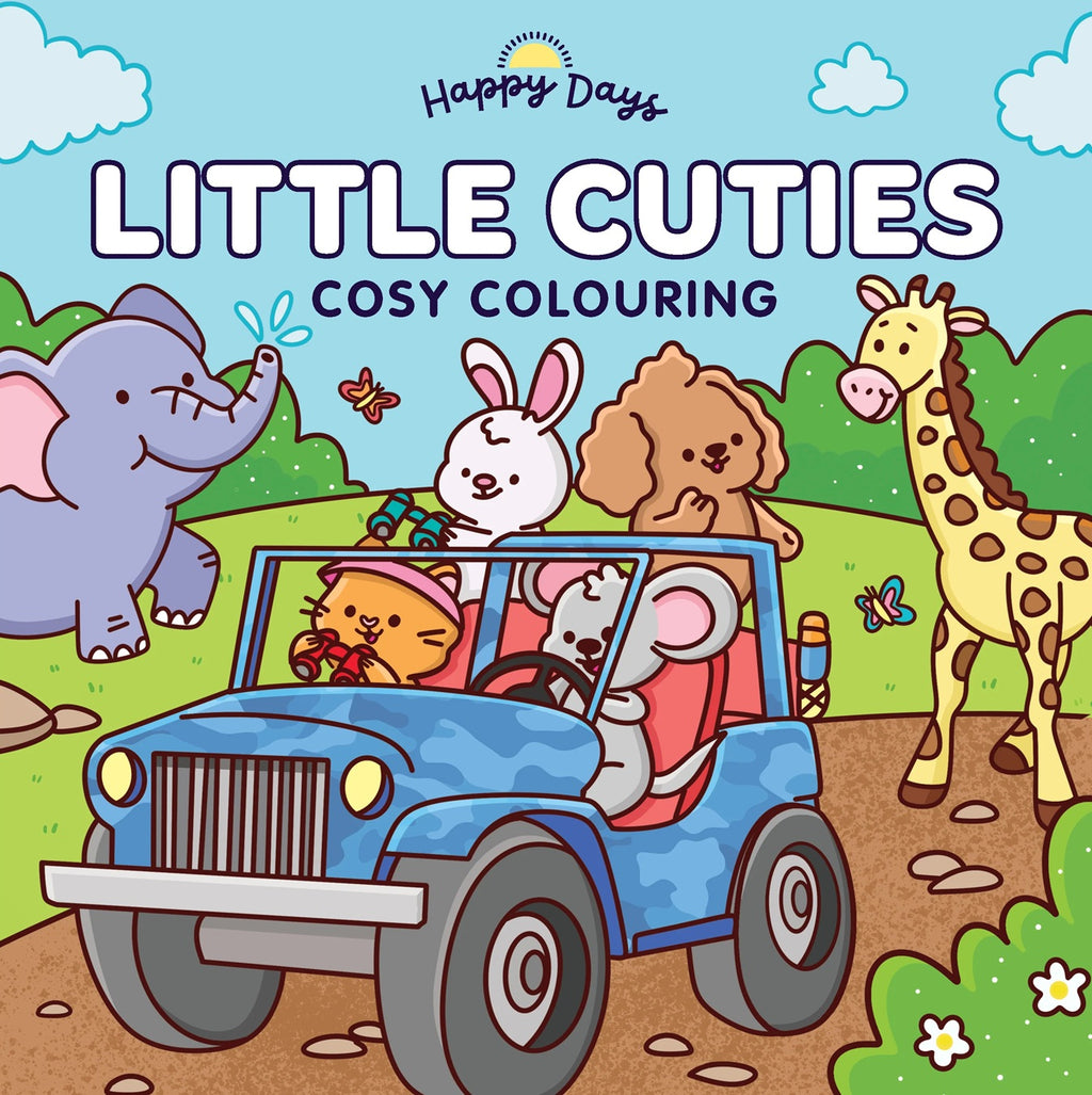 Happy Days - Little Cuties Cosy Colouring