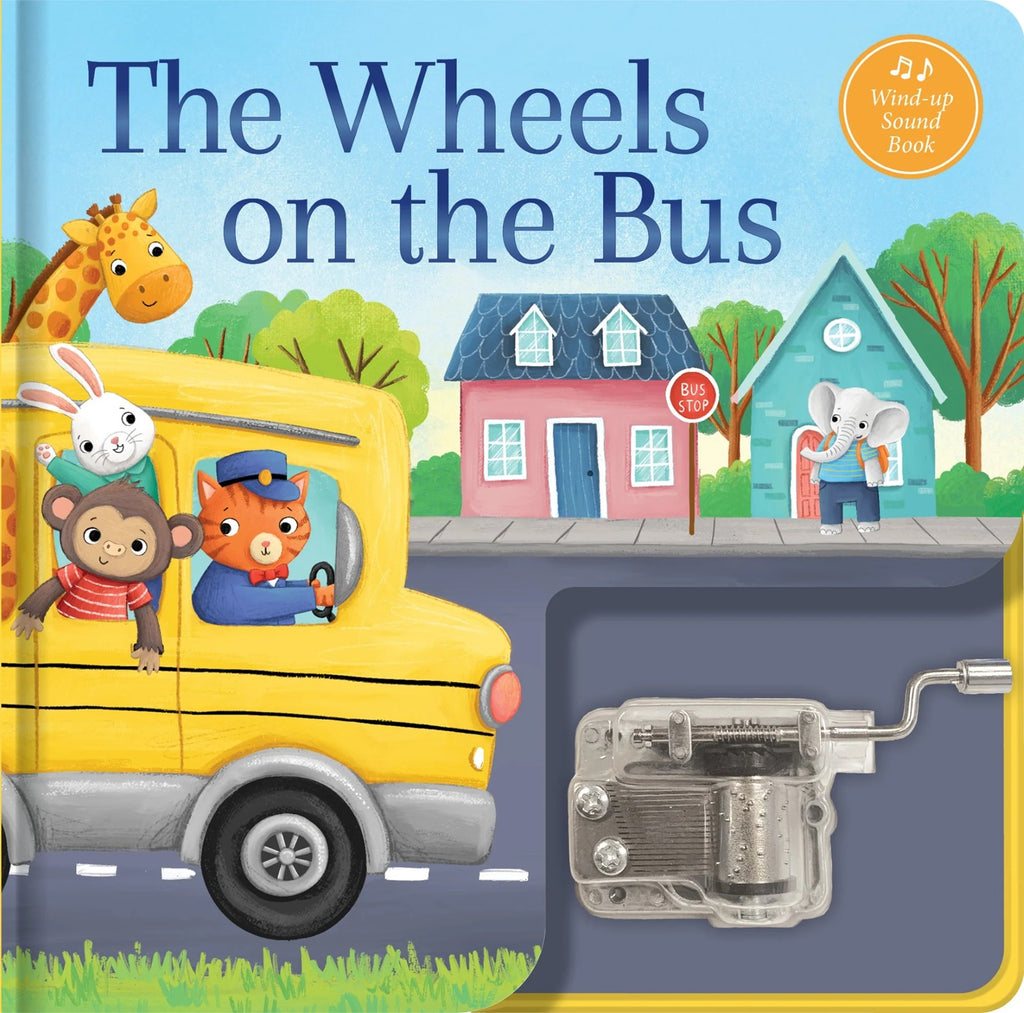 Wind Up Music Box Book - Wheels On The Bus (small)