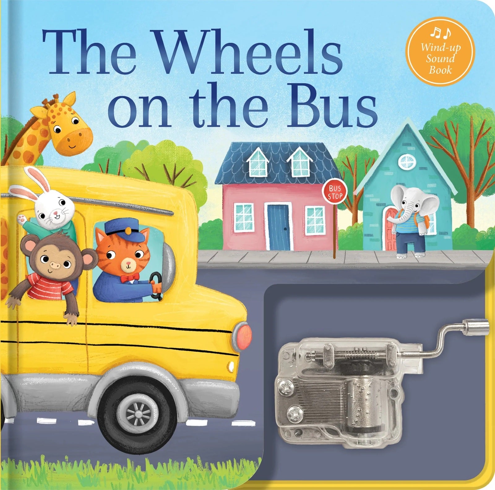 Wind Up Music Box Book - Wheels On The Bus (small)