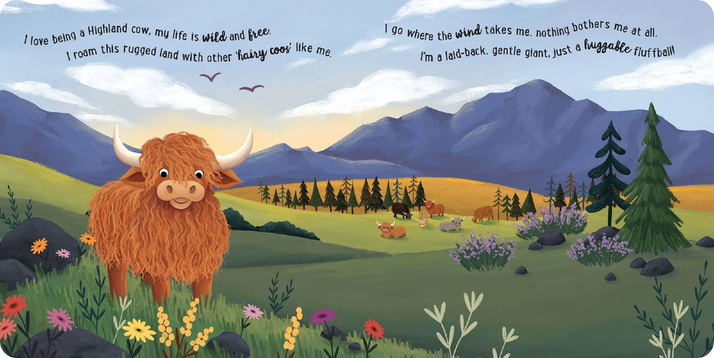 Story Time - Padded Board Book - I Love Being A Highland Cow