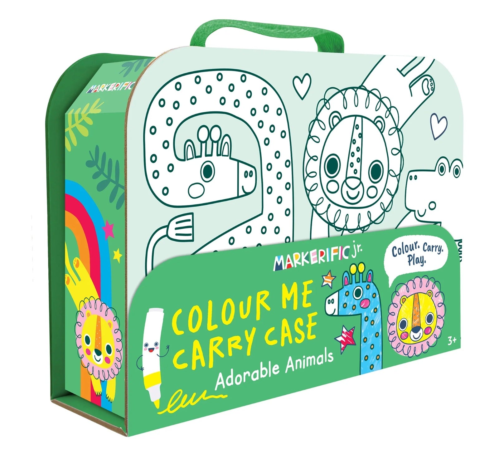 Markerific Jr. - Colour Me Carry Case - Adorable Animals