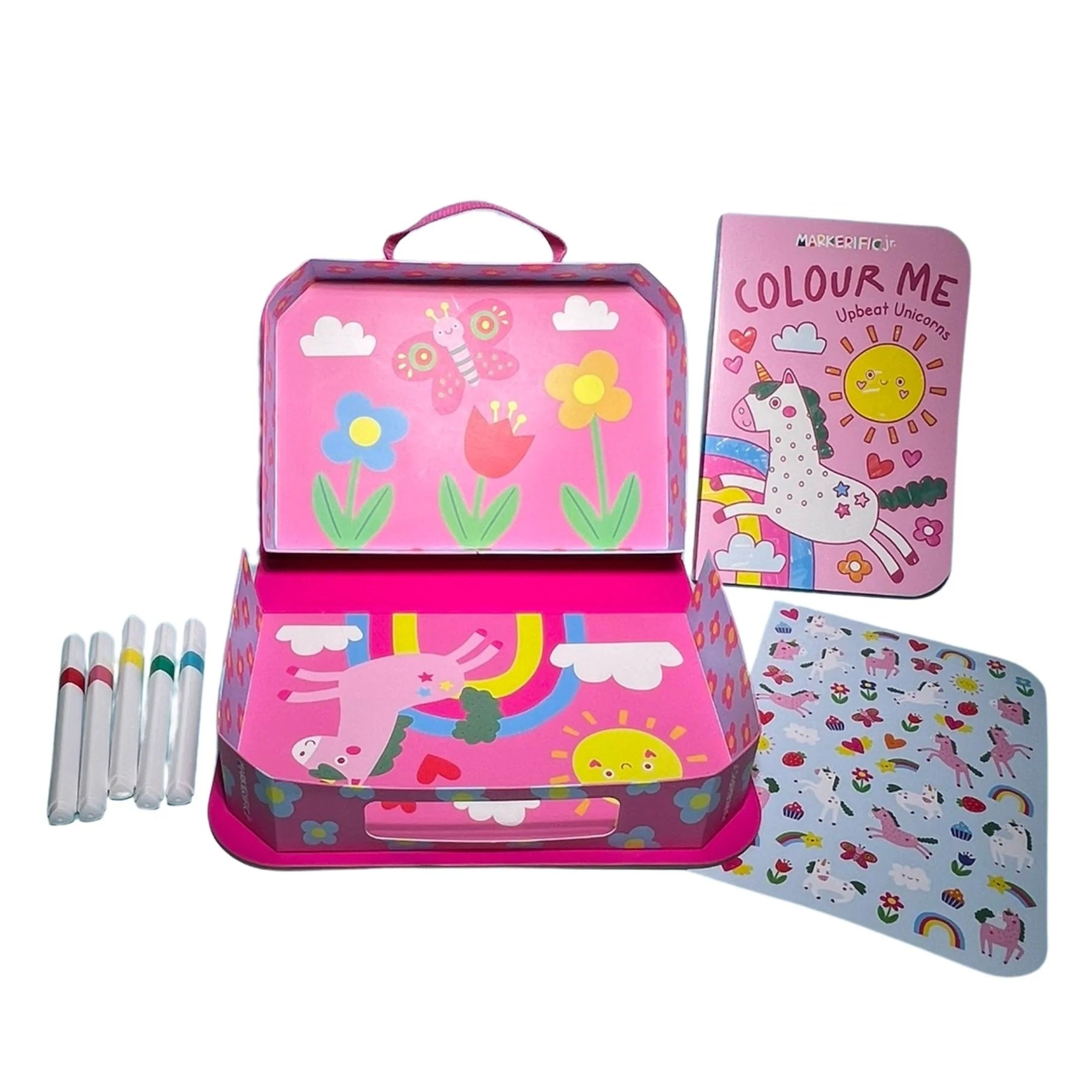 Markerific Jr. - Colour Me Carry Case - Unicorns