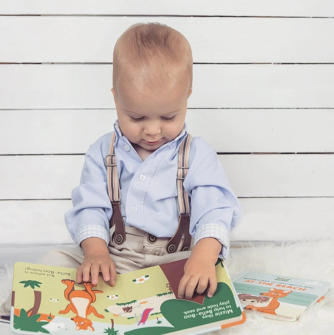 Be Active' Interactive Touch And Feel Mizzie Baby Board Book