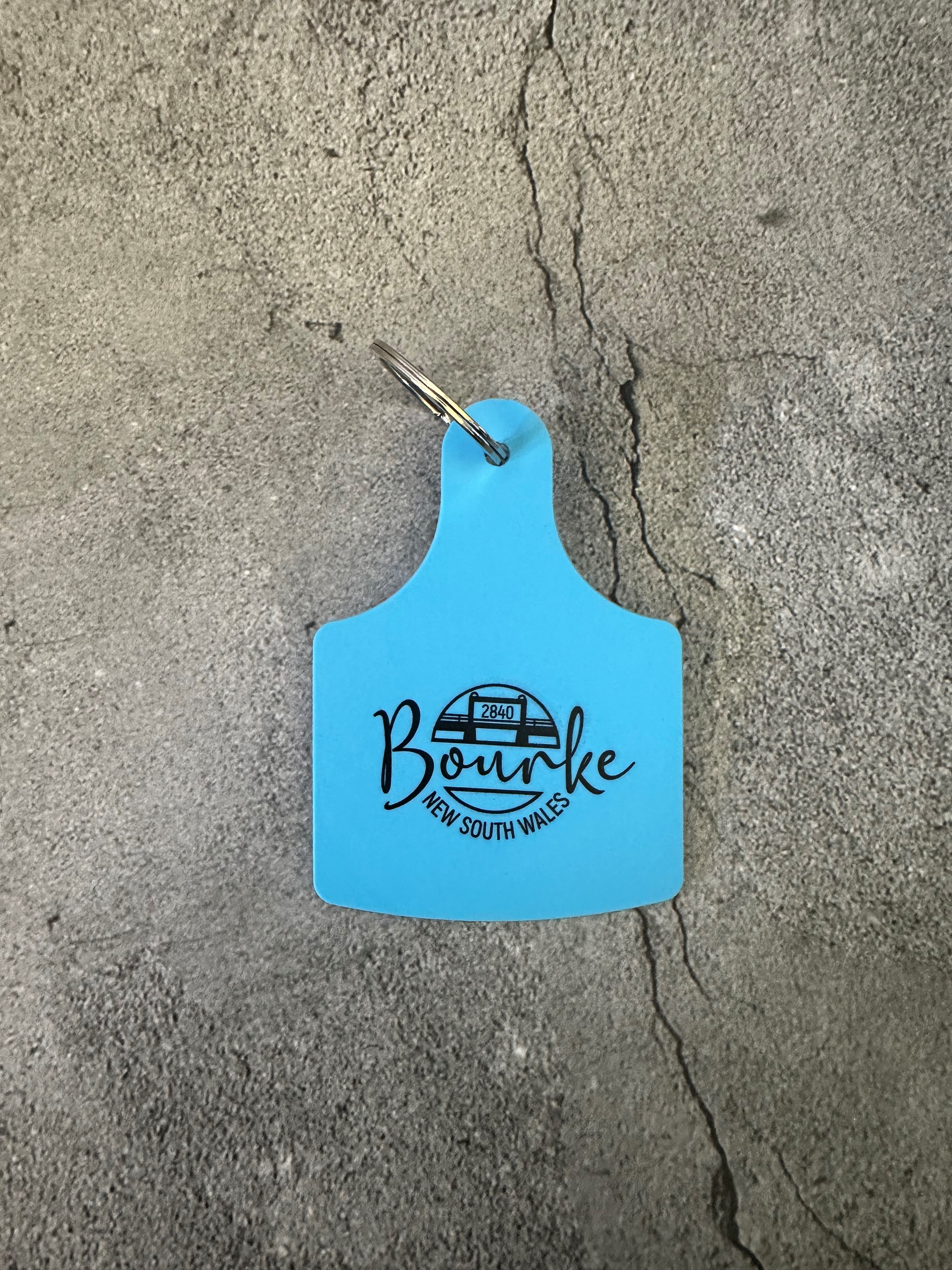 Keyring Cattle Tag Bourke Nsw