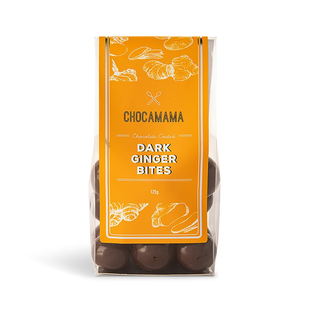 Chocamama Dark Ginger Stand Up Bag 125g