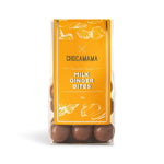Load image into Gallery viewer, Chocamama Milk Ginger Bites Stand Up Bag 125g
