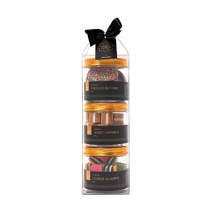 Chocamama Tall Gift Pack Freckles/jersey Caramels/licorice 625g
