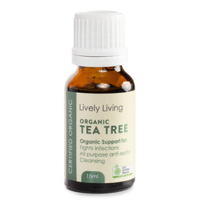 Lively Living - Tea Tree Certified Organic 15ml Oil