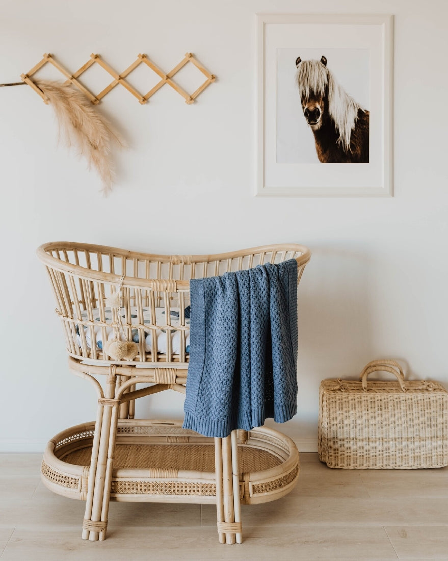 Snuggle Hunny River Diamond Knit Baby Blanket
