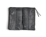 Load image into Gallery viewer, Juju &amp; Co Hut Weave Wallet Large - Black
