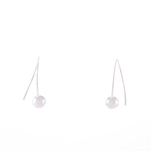 Who's Charlie 6mm Sterling Silver Ball Drop Earrings