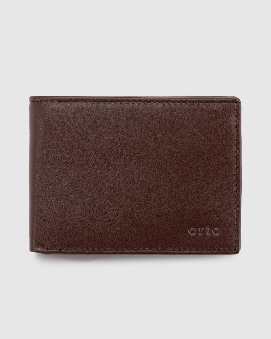 Ortc Leather Wallet Chocolate