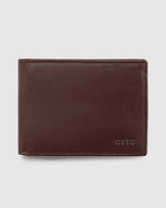 Load image into Gallery viewer, Ortc Leather Wallet Chocolate

