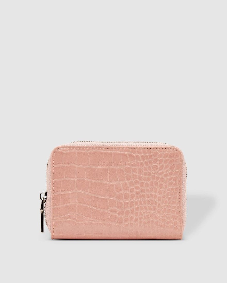 Louenhide Eden Croc Pale Pink Wallet *sale*