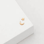 Load image into Gallery viewer, Linda Tahija Star &amp; Moon Stud Earrings
