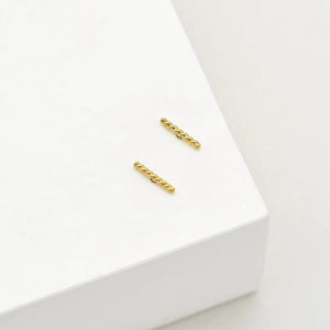 Linda Tahija Rope Stud Earrings