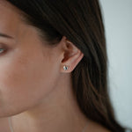 Load image into Gallery viewer, Sophie Sweetheart Studs Silver
