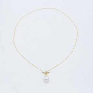 Sophie Pearl Thread Necklace Gold