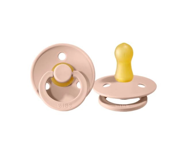 Bibs Colour Dummies Twin Pack Size 3 Blush
