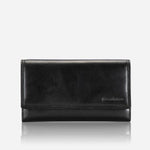 Load image into Gallery viewer, Jekyll &amp; Hide Oxford Flap Over Purse Black *sale*
